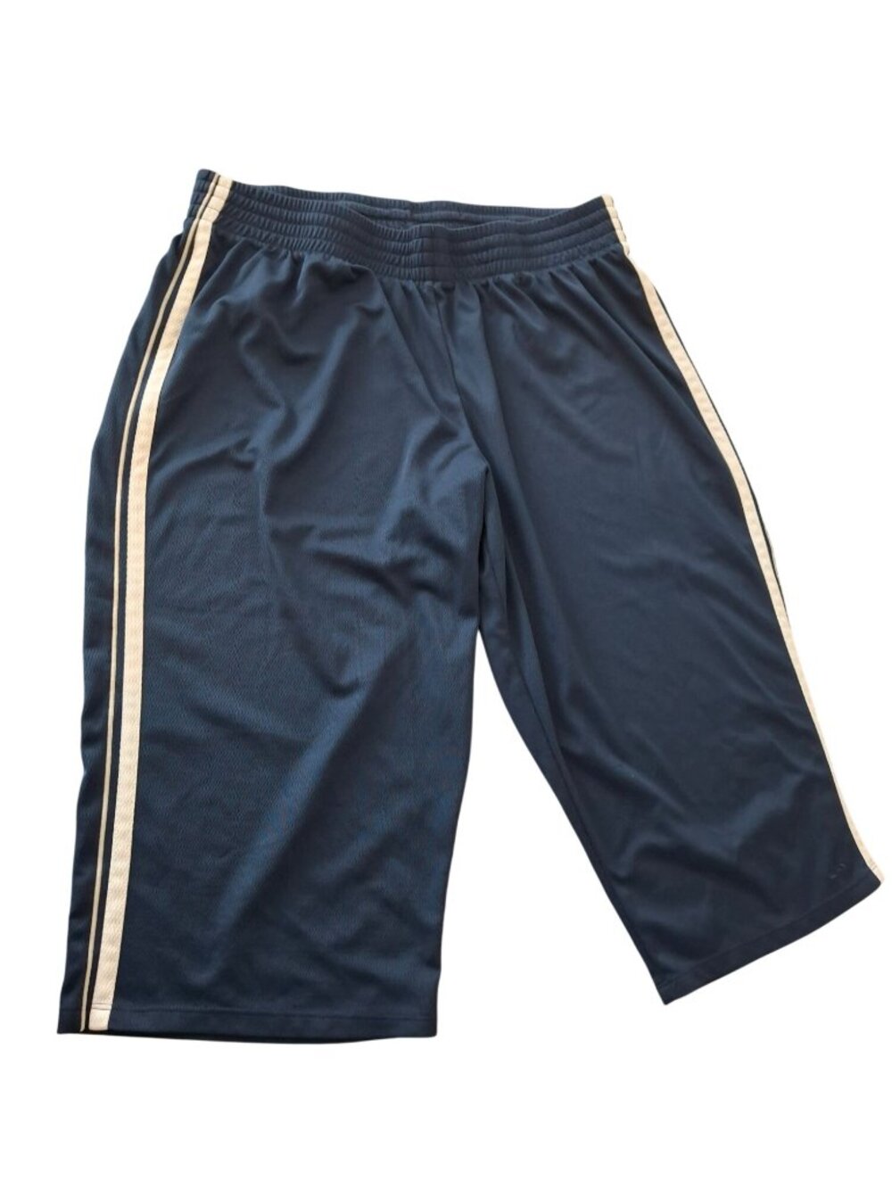 Champion Navy Stripe Athletic Shorts XL Athleisure Gym Workout Activewear